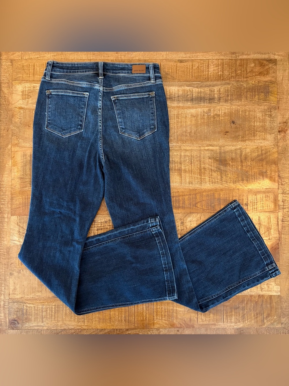 Judy Blue High-Rise Angled Side Seam Flare Jeans JB82538 - Picture 2 of 7